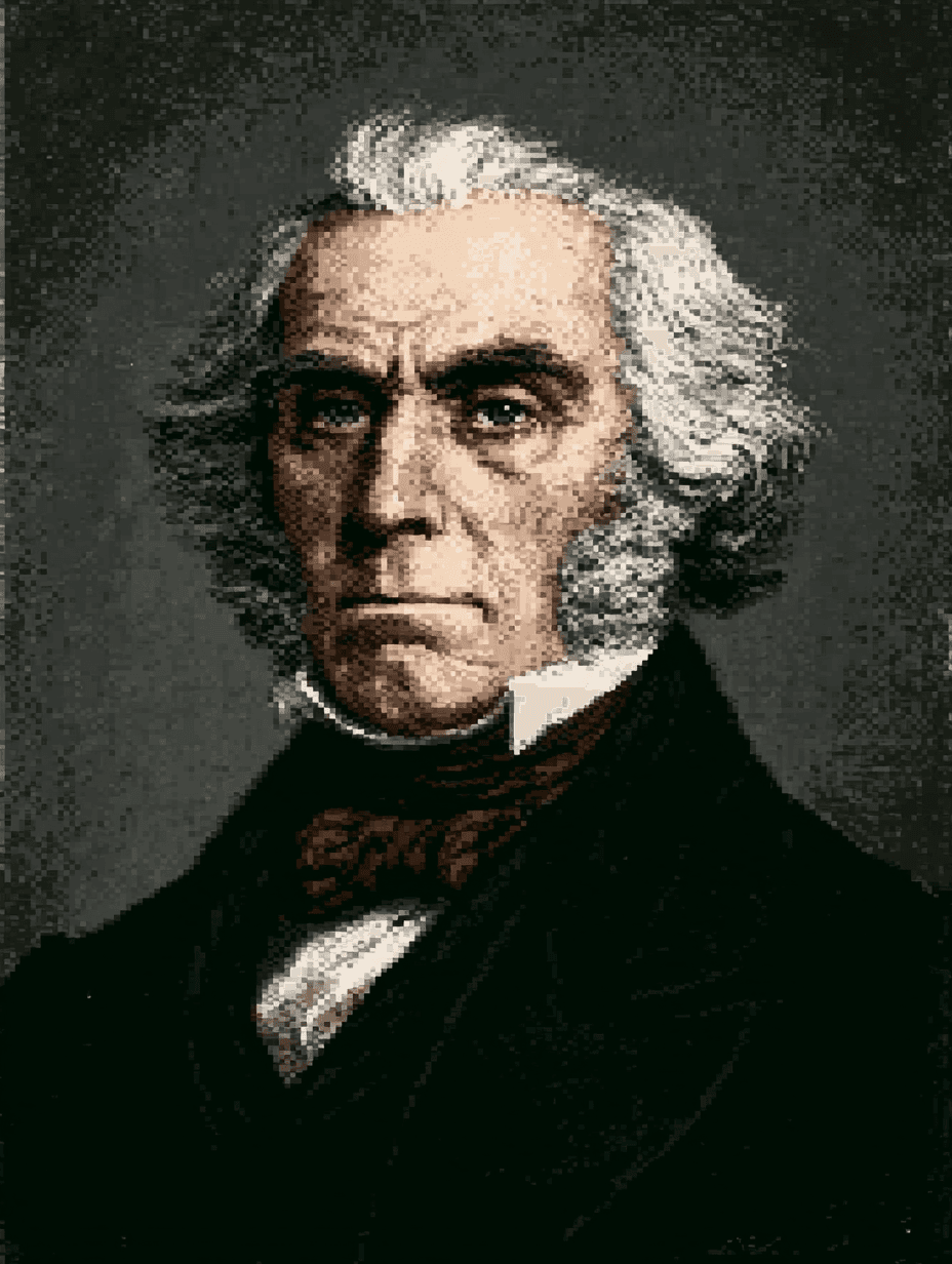 Portrait of John McLoughlin, Hudson's Bay Company chief factor at Fort Vancouver.