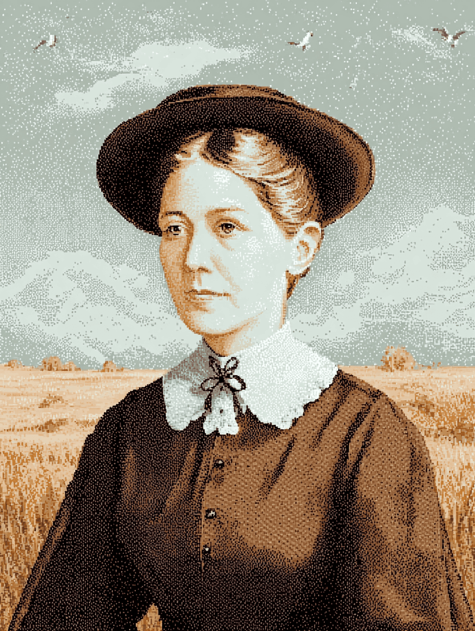 Portrait of Narcissa Whitman, missionary and diarist.